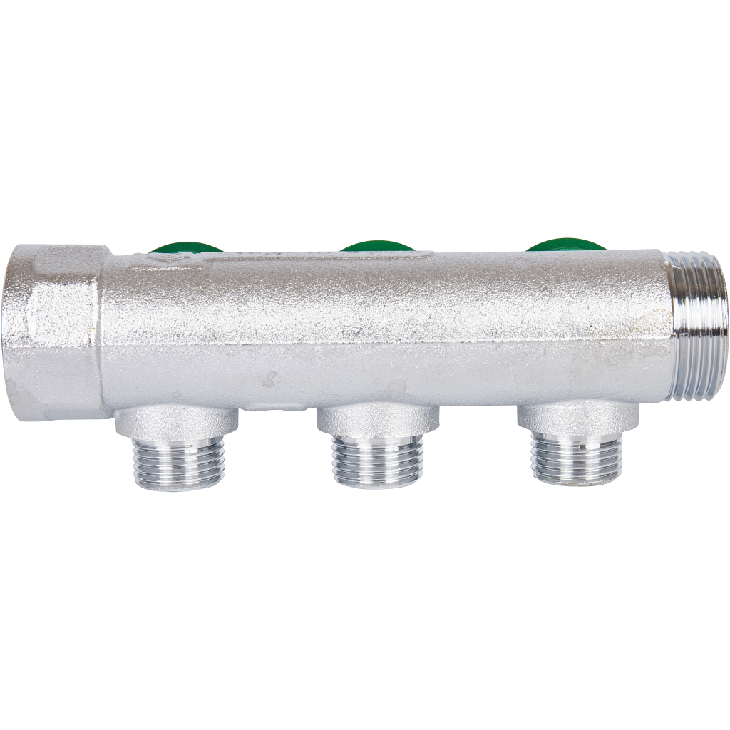 SMB-6850-011203 STOUT Коллектор регулирующий 1 , 3 отвода 1/2 под компрессионный фитинг для полимерных труб