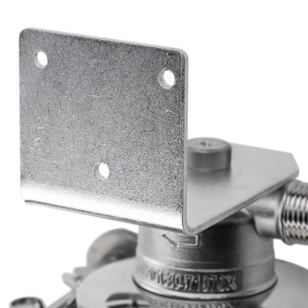 Корпус фильтра Гейзер премьер 10SL 1/2 нерж. сталь для хол. и горячей воды со сливом 1/2, 50752