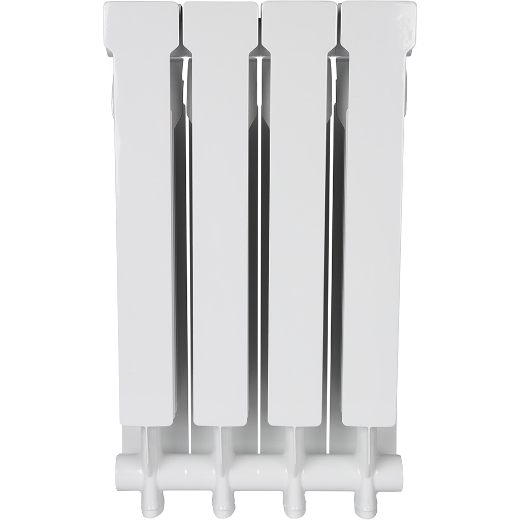 Радиатор алюминиевый STOUT VEGA 500 4 секций боковое подключение (белый RAL 9016), SRA-1310-050004