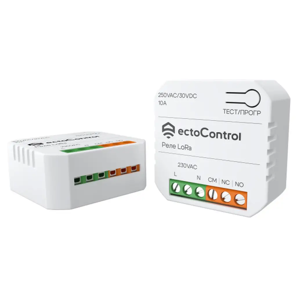 Беспроводное реле Ectocontrol 10А LoRa