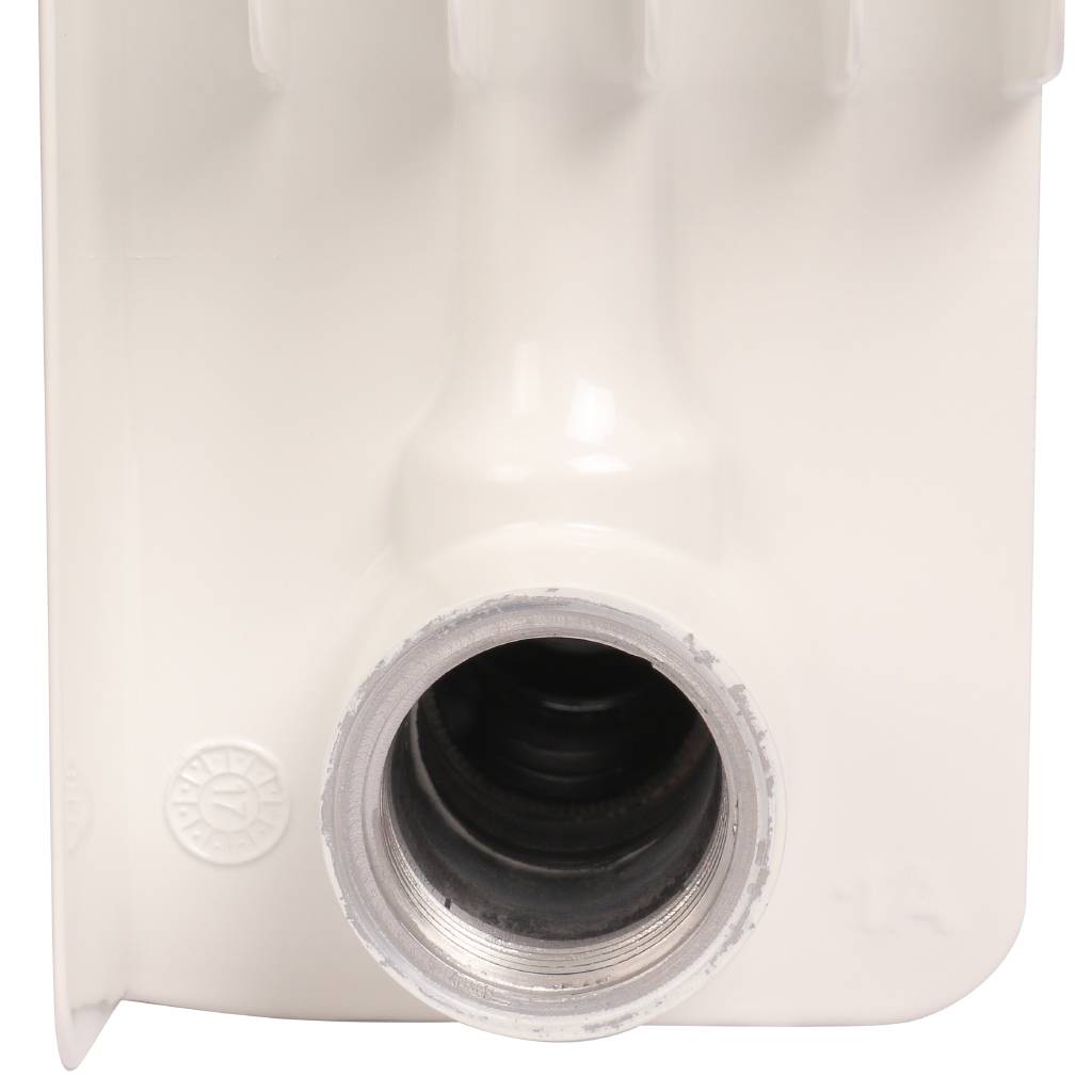 Радиатор биметаллический STOUT Space 500 5 секций боковое подключение RAL9016