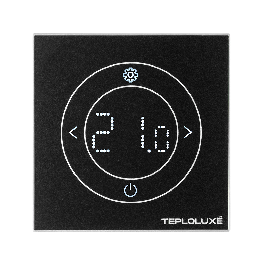 Терморегулятор электронный Теплолюкс Solus Zen Wi-Fi черный/серебро, 100000379500