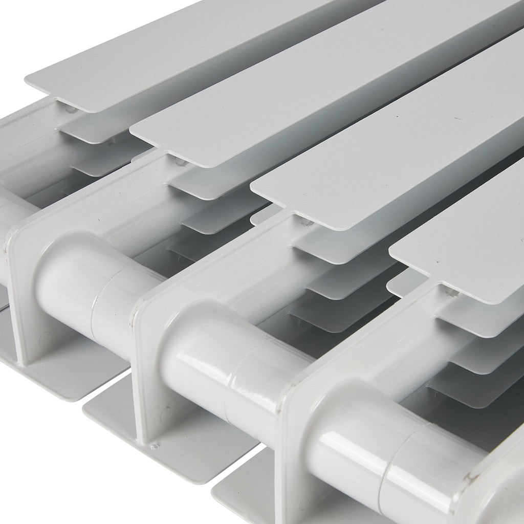 Радиатор биметаллический STOUT ALPHA 500 6 секций боковое подключение (белый RAL 9016)