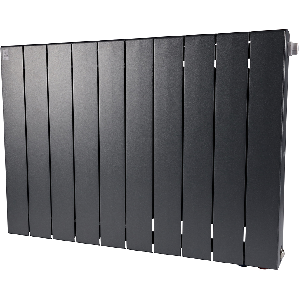 Радиатор биметаллический RIFAR SUPReMO VENTIL 500 SVR 10 секций нижнее правое подключение (Цвет ТИТАН), 4RS50.VR-10-TI