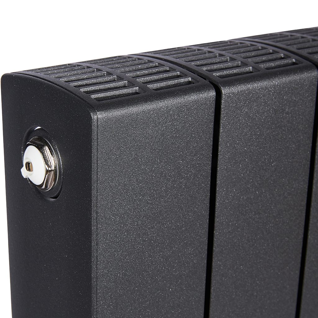 Радиатор биметаллический RIFAR SUPReMO VENTIL 500 SVR 4 секций нижнее правое подключение (Цвет АНТРАЦИТ), 4RS50.VR-4-AN