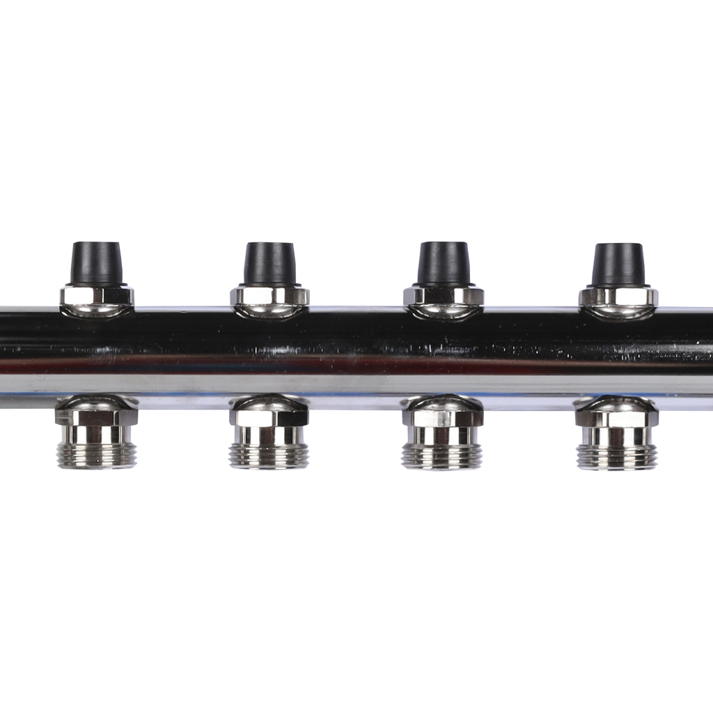 Распределительный коллектор РЕХАУ HKV на 12 контуров (нерж .сталь), 12181211001