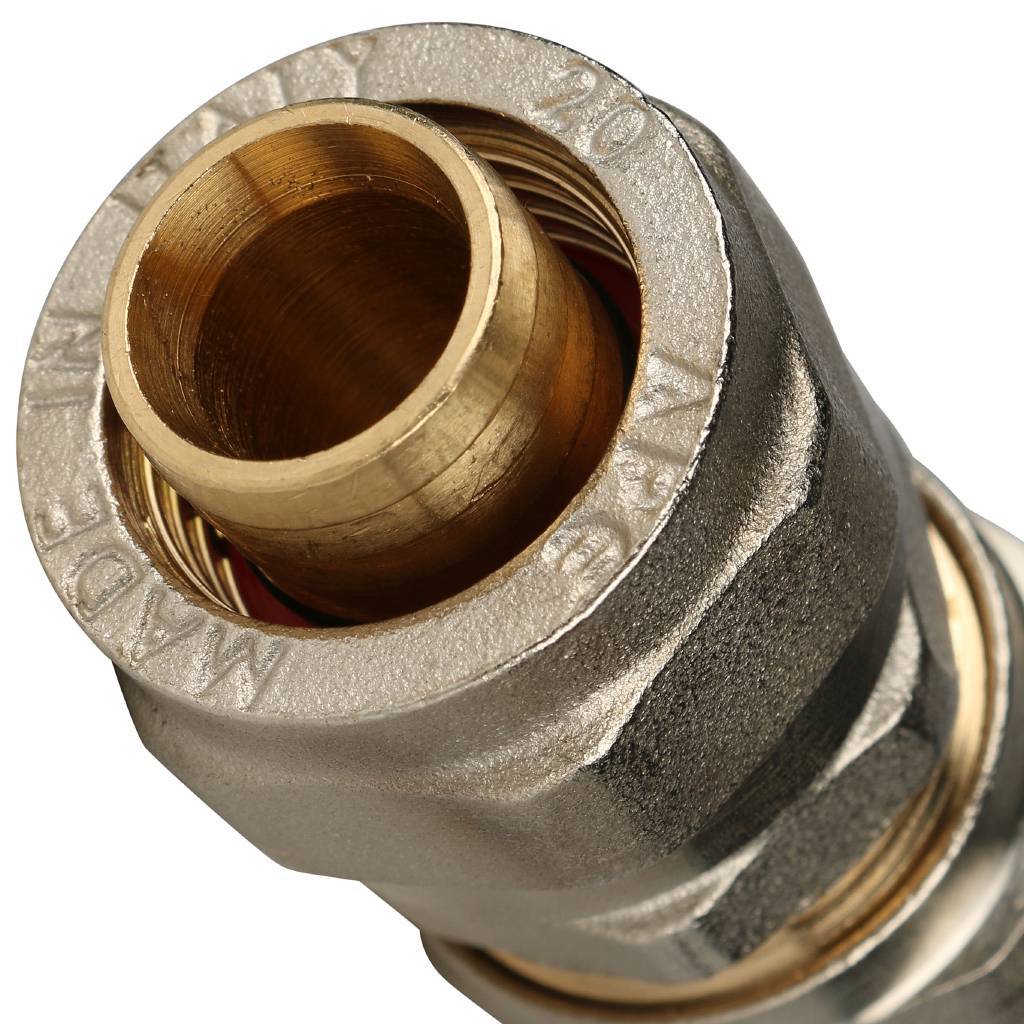 Муфта STOUT соединительная 20х20 для металлопластиковых труб винтовой, SFS-0005-000020