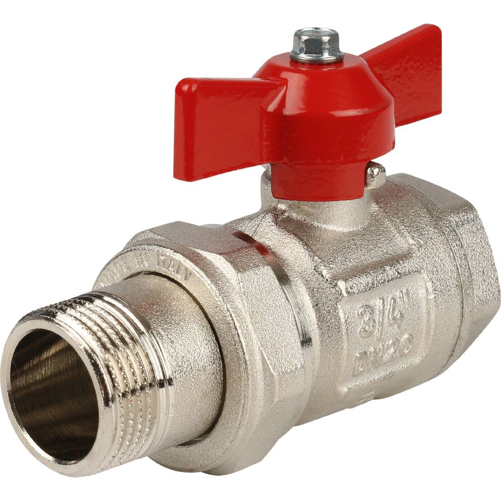 Кран шаровой полнопроходной Itap IDEAL 098 (бабочка, американка, 3/4 ), 26097