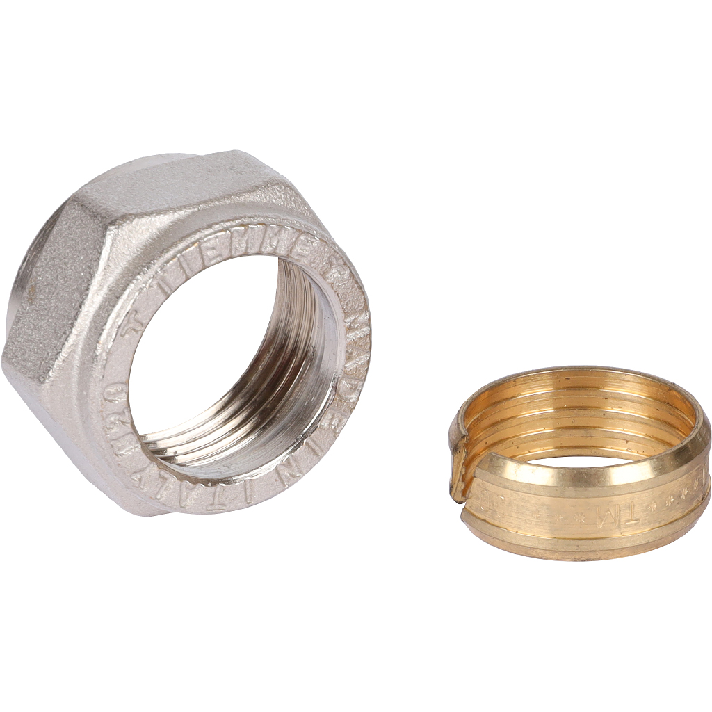 Тройник переходной TIEMME (20.2х20.2х16.2) для металлопластиковых труб винтовой, 1600057