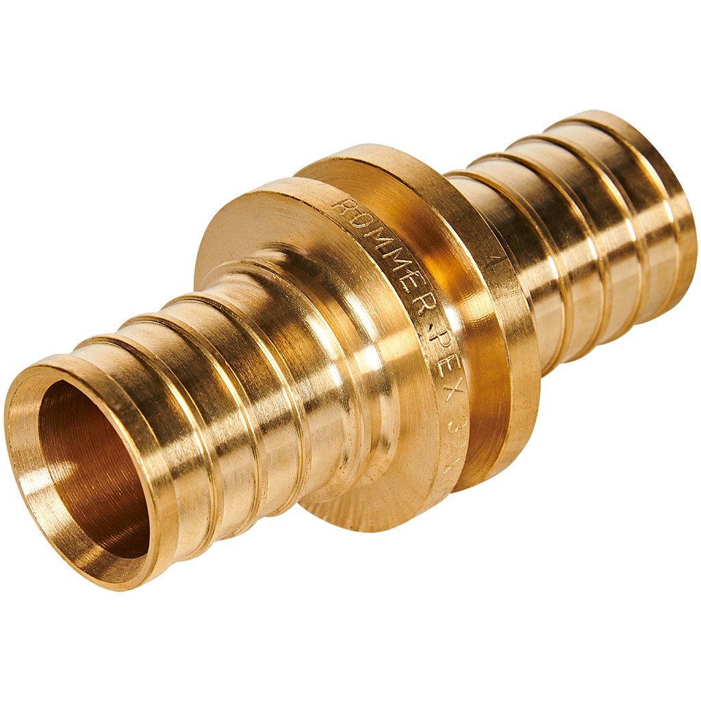 Муфта соединительная равнопроходная ROMMER 32 для труб из сшитого полиэтилена аксиальный, RFA-0003-000032