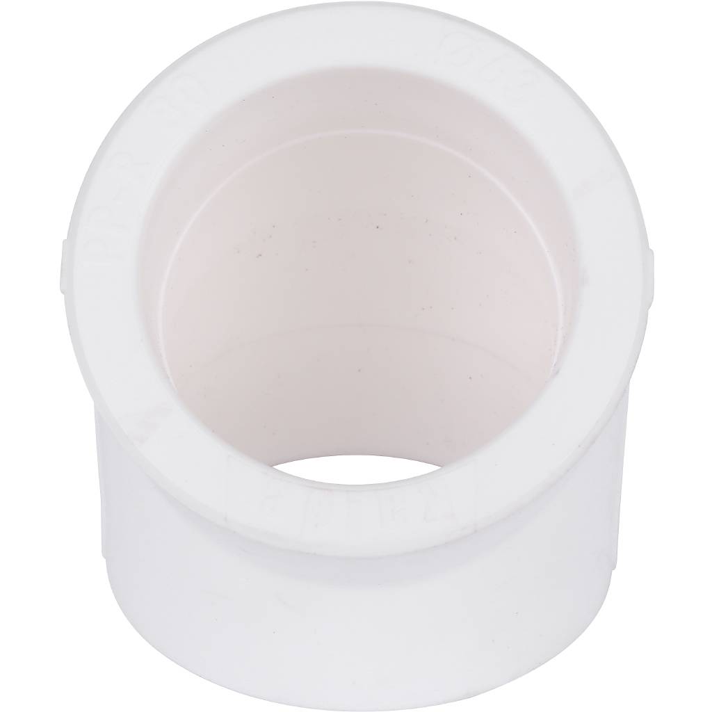 Угольник Kalde d=63 45* для полипропиленовых труб под сварку (цвет белый), R.3212-elb-630045