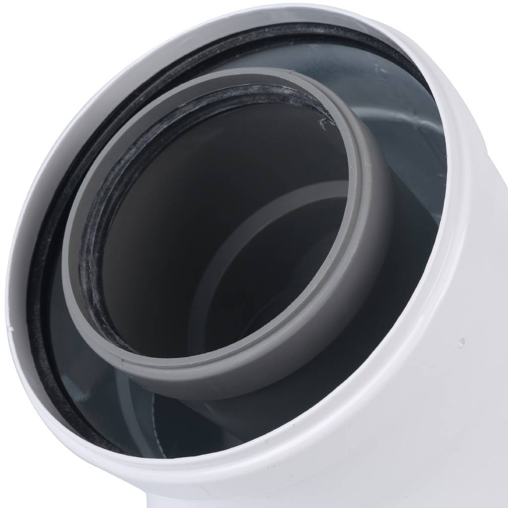 Коаксиальный отвод полипропиленовый Baxi 45°, диам. 80/125 мм, HT, KHG71408881-