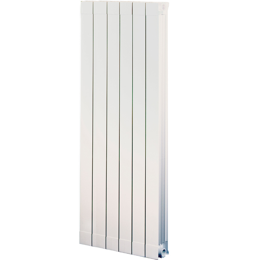 Радиатор алюминиевый Global Oscar 2000/6 боковое подключение (белый RAL 9010), OS20001006