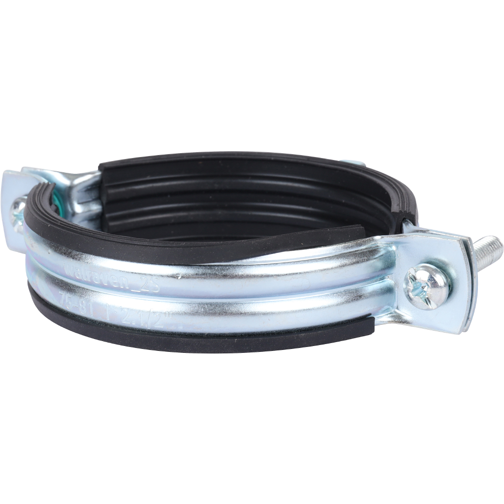 Хомут оцинкованный Walraven 2S с epdm M8/10 75-81 мм, 33435081