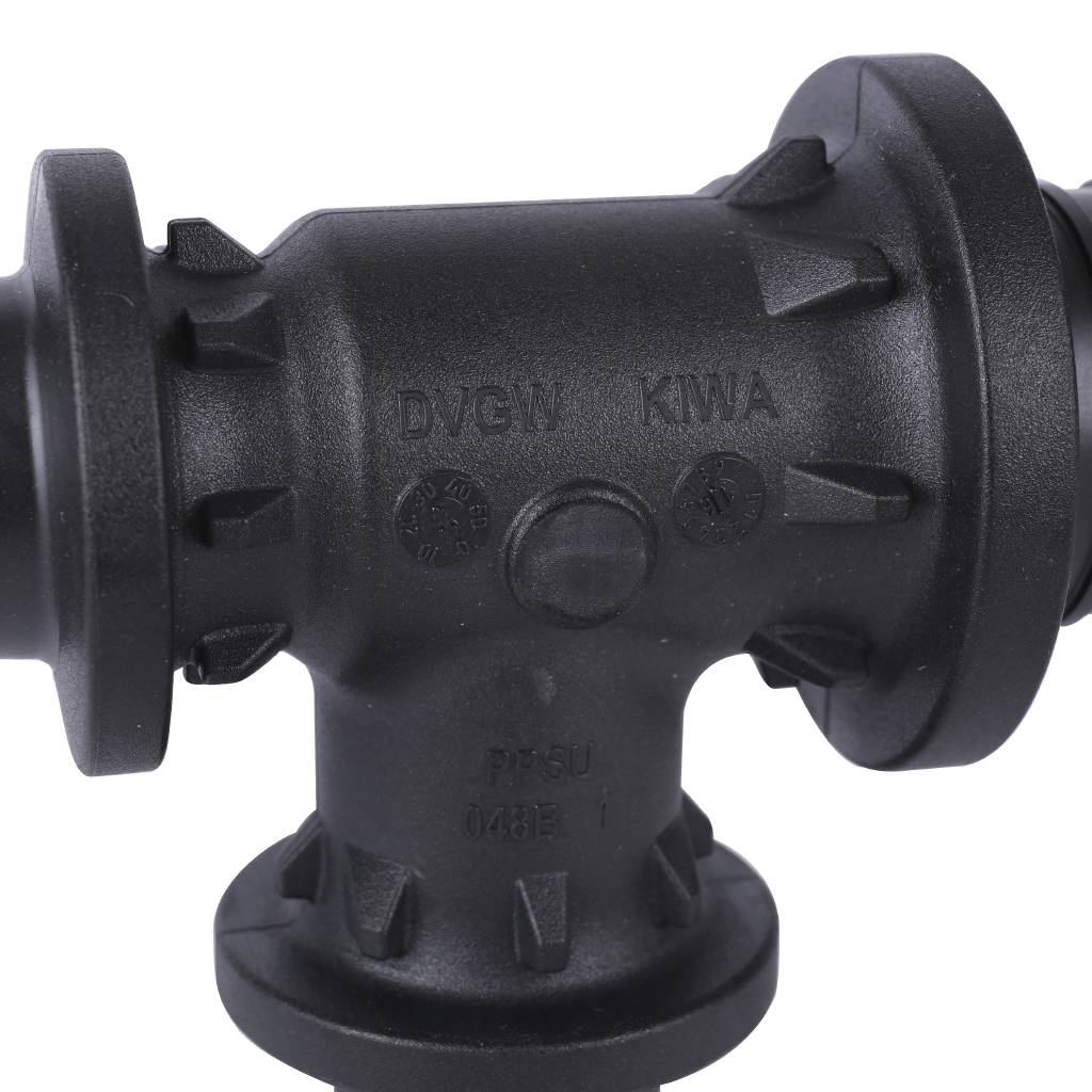 Тройник РЕХАУ RAUTITAN с уменьшенным боковым и торцевым проходом 40-32-32 PX, 11600921001