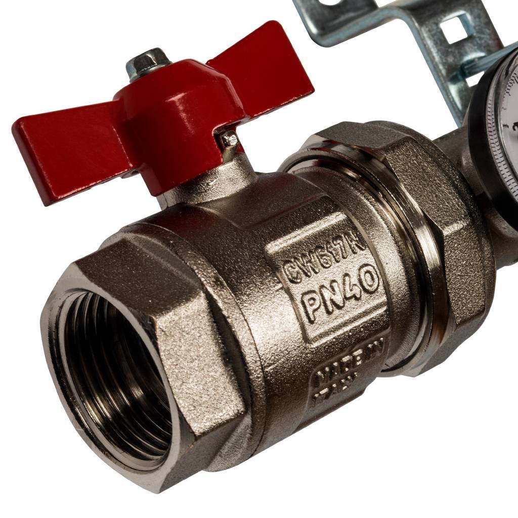 Коллектор из нержавеющей стали в сборе без расходомеров STOUT 3 выхода, SMS 0912 000003