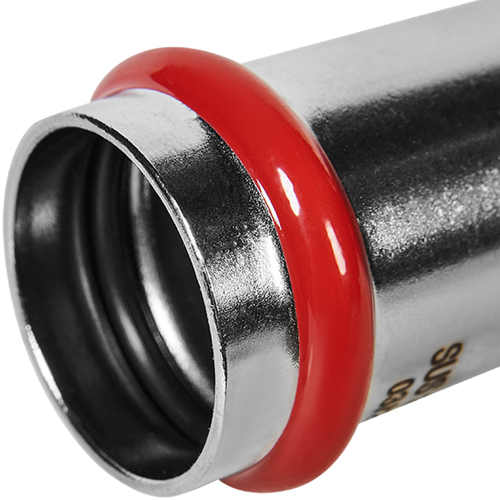 Муфта ROMMER надвижная, 28, из нержавеющей стали прессовой