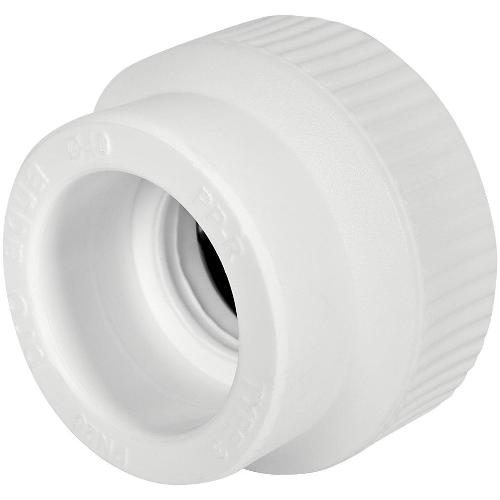 Муфта комбинированная Pro Aqua d= 40-1.1/4 PP-R под ключ ВР Белая