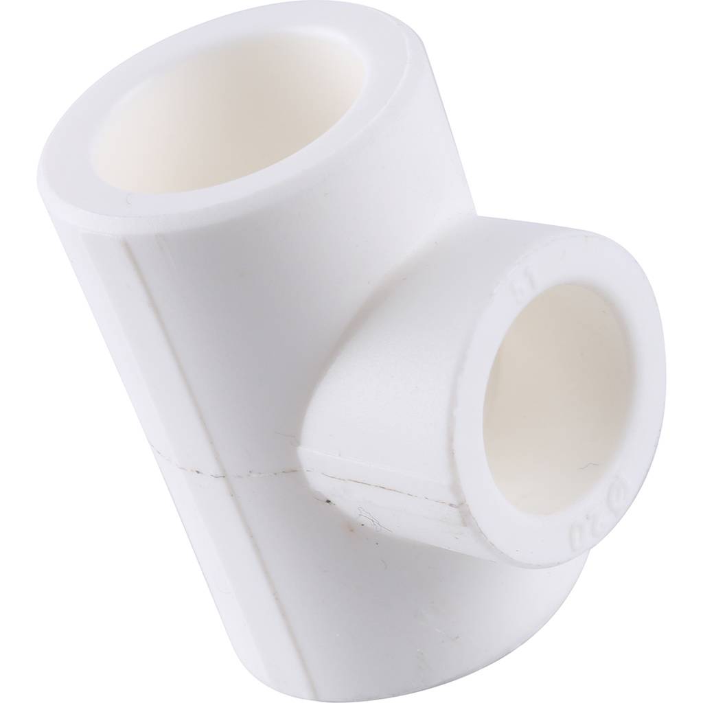 Тройник переходной Kalde 25х20х25 для полипропиленовых труб под сварку (цвет белый), 3212-tio-252025