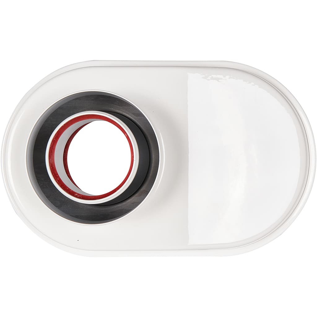 Адаптер традиционный ROMMER переход на двухтрубную систему D80/80 (Baxi(кроме ECONova/Classic),Mizudo,Haier,Arderia и др.) хомут в компл., RCA-8080-210002