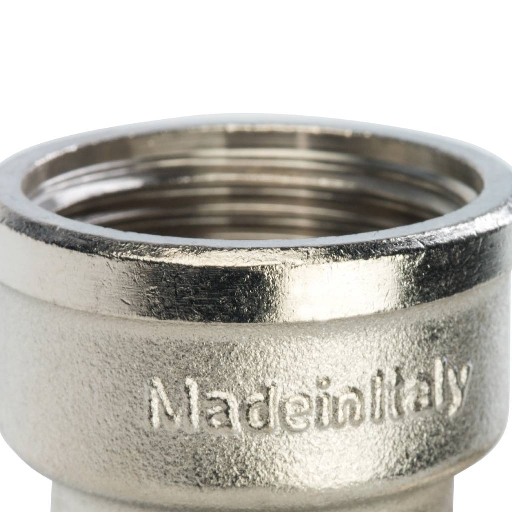 Угольник никелированный STOUT НВ 1  с упором, SFT-0016-000001