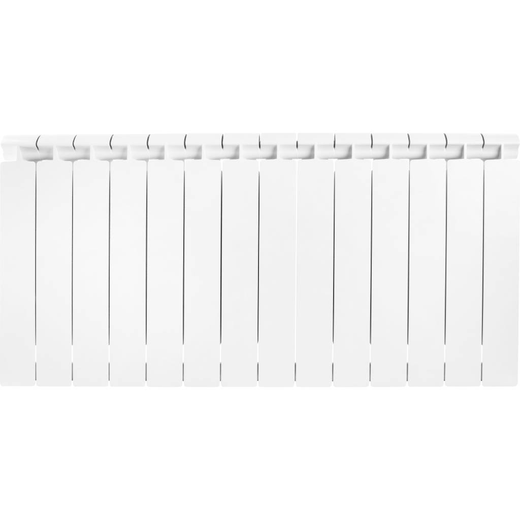 Радиатор биметаллический Global STYLE EXTRA 500 14 секций боковое подключение (белый RAL 9010)