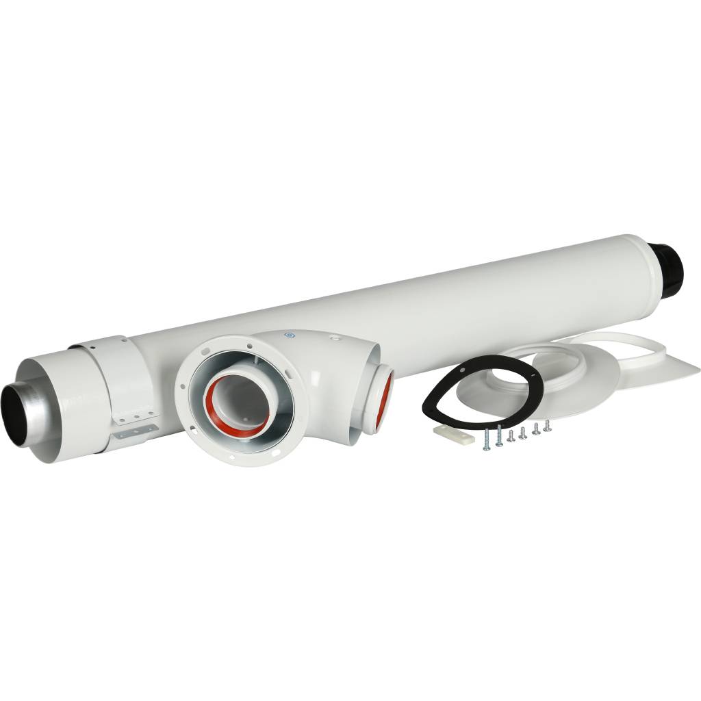 *SCA-6010-220850 STOUT дымоход коаксиальный для прохода через стену (совместимый с Protherm Рысь,Ягуар) D 60/100, SCA-6010-220850