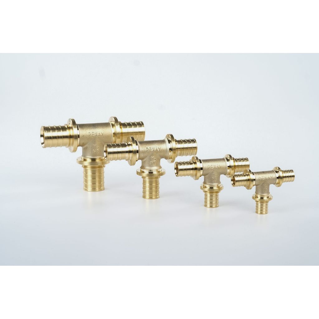 Тройник РЕХАУ равнопроходный 25-25-25 MX для труб из сшитого полиэтилена аксиальный