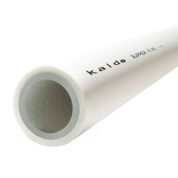 Труба полипропиленовая армированная (алюминий) (цвет белый) Kalde d=50 (PN 25), R.3202-tox-500000
