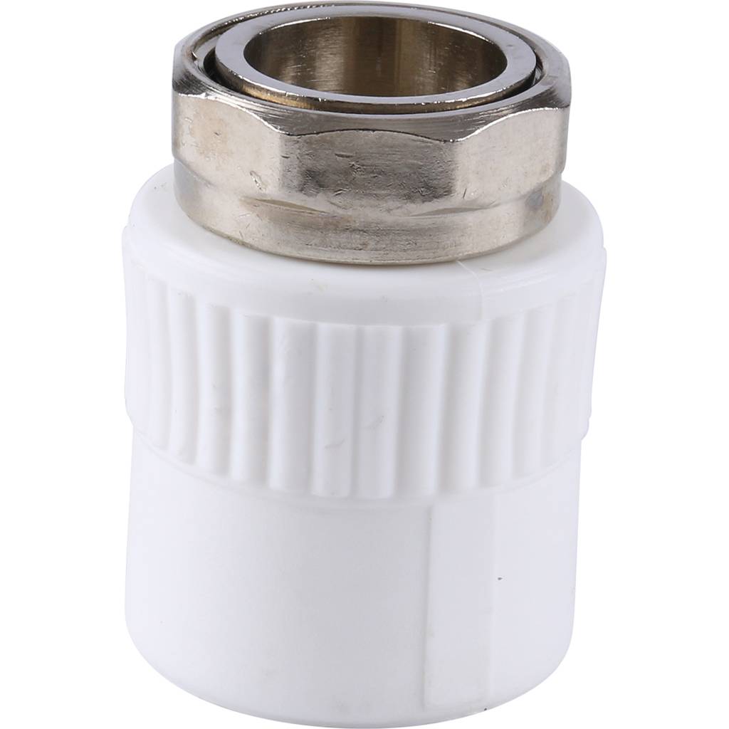 Муфта комбинированная Kalde с накидной гайкой 25х3/4 для полипропиленовых труб под сварку, 3222-tun-250c00