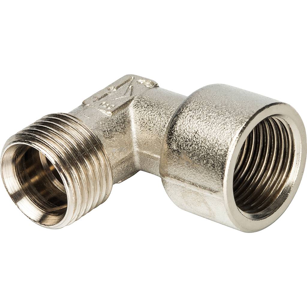 Угольник 90 с внутр.резьбой Prandelli Multyrama (16х2,0х1/2) для металлопластиковых труб винтовой, 103.04.51.6