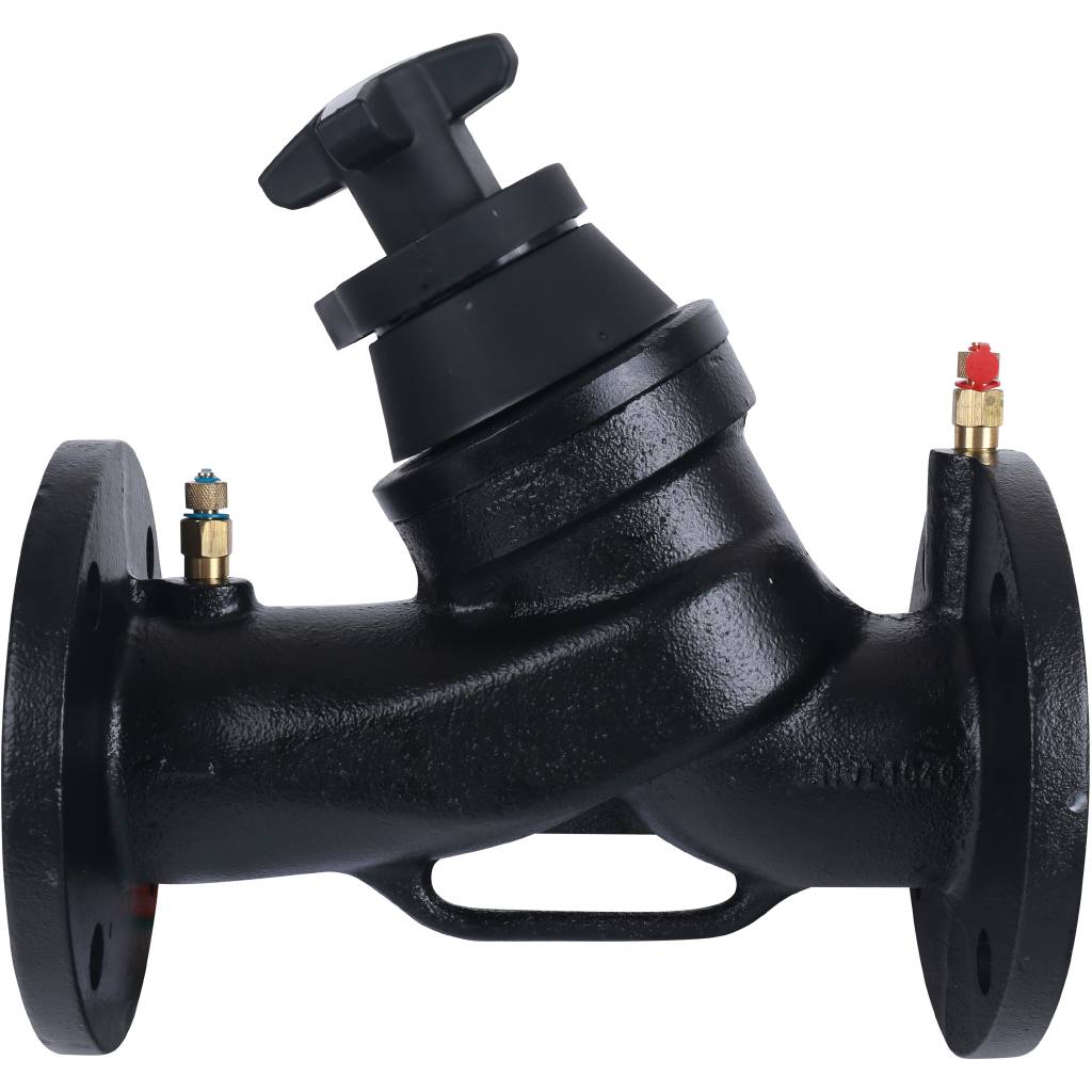 Клапан балансировочный ручной Cimberio CIM 3739В Ду65 чугун  Kvs=72,09 PN16 FF с изм. Ниппелями