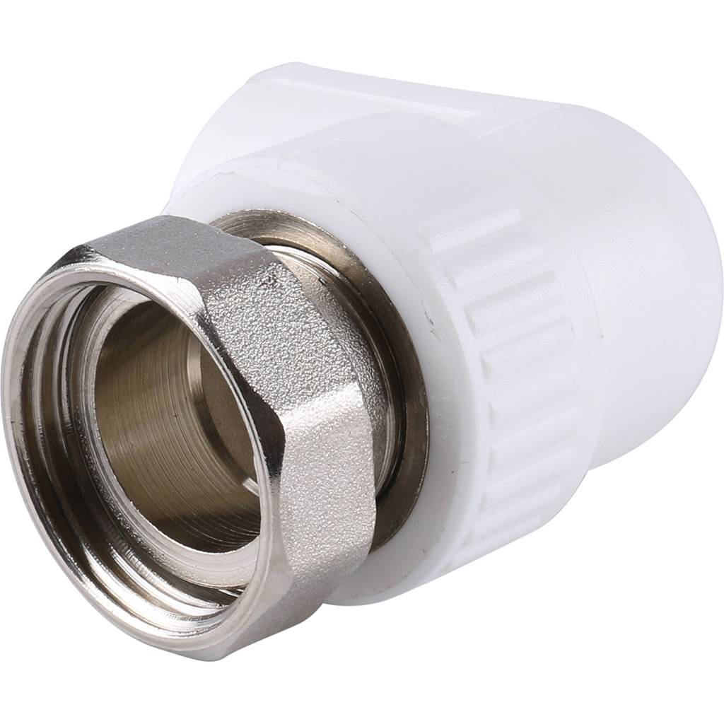 Угольник Kalde с накидной гайкой для полипропиленовых труб 25х1