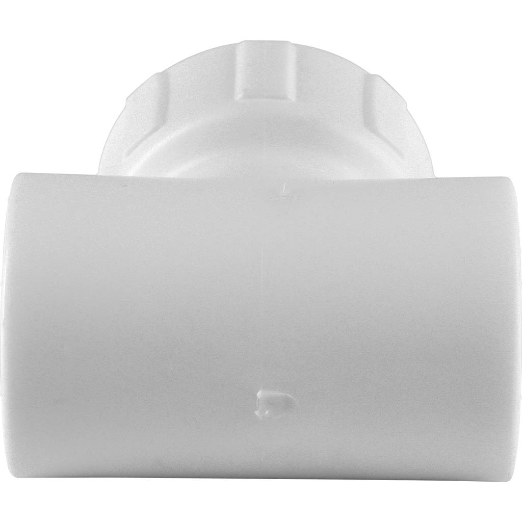 Тройник Политэк 32х1 с внутренней резьбой для полипропиленовых труб под сварку (цвет белый), 9500003202