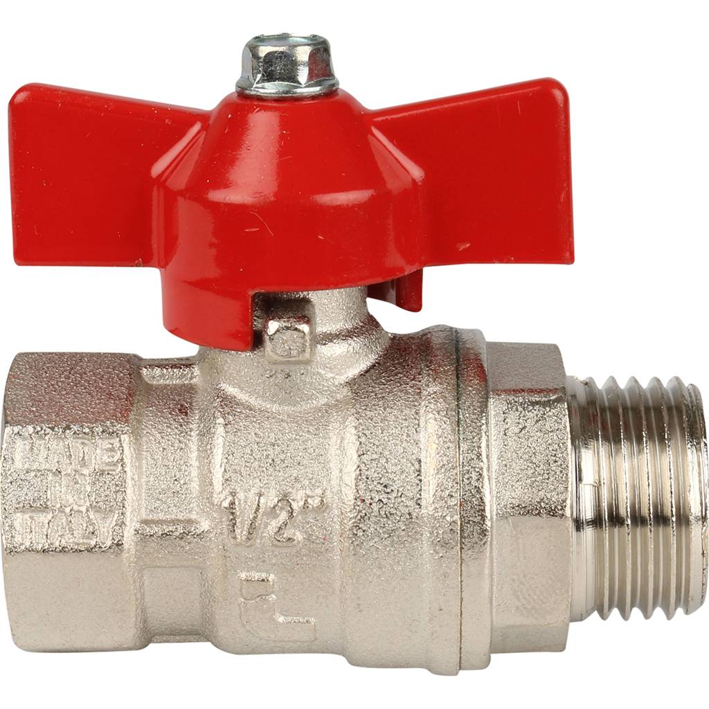 Кран шаровой Itap IDEAL 093 1/2 муфта/резьба полнопроходной (бабочка)