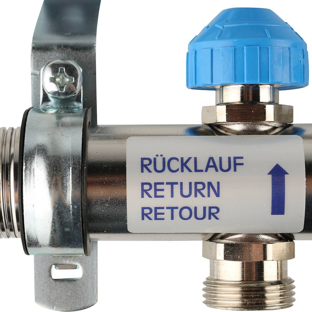 *12080911002 РЕХАУ RAUTHERM S Распределительный коллектор HKV-D на 9 контуров нерж .сталь (без шаровых кранов)