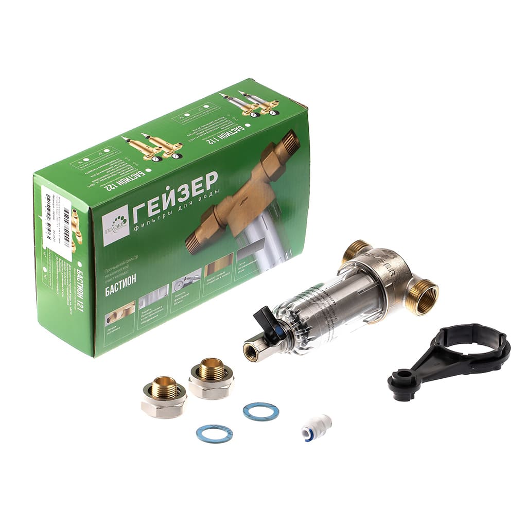 Фильтр самопромывной Гейзер-Бастион 111 1/2 для холодной воды d60