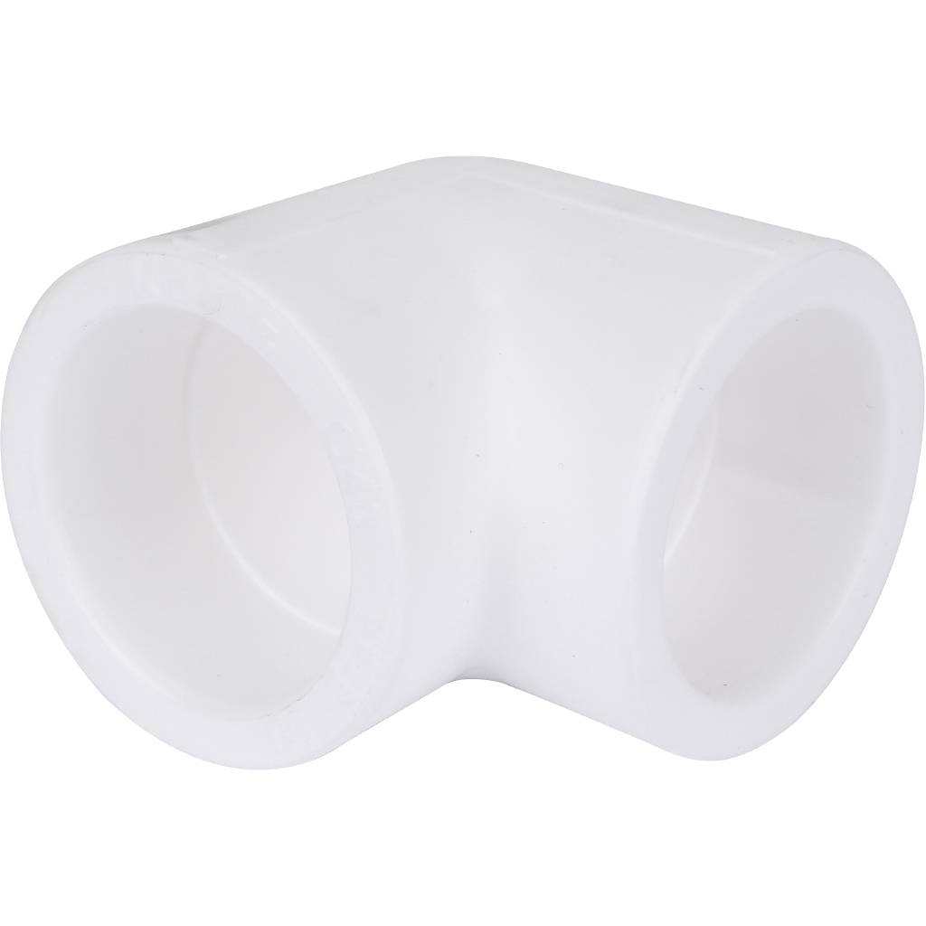 Угольник Kalde d=40 90* для полипропиленовых труб под сварку (цвет белый), R.3212-elb-400000