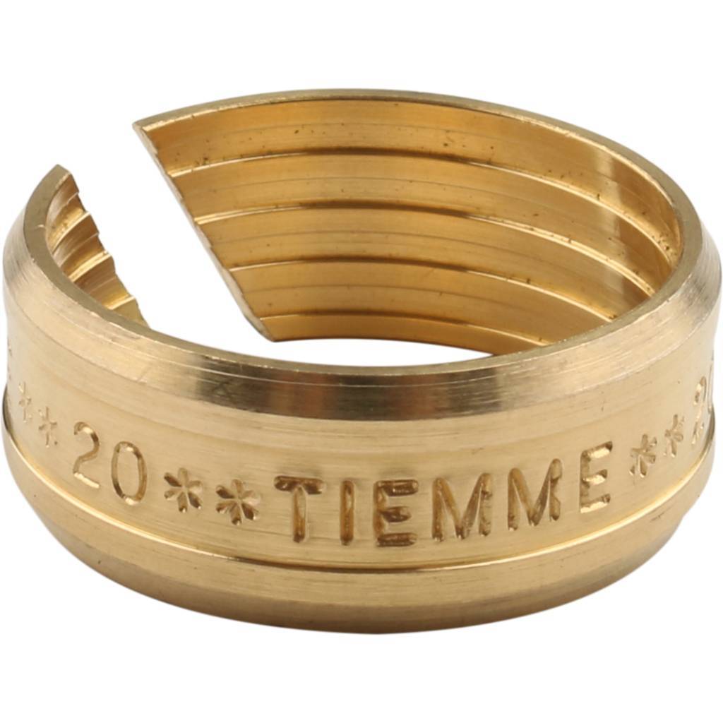 Тройник TIEMME с внутренней резьбой (20х2.0х1/2) для металлопластиковых труб винтовой, 1600049