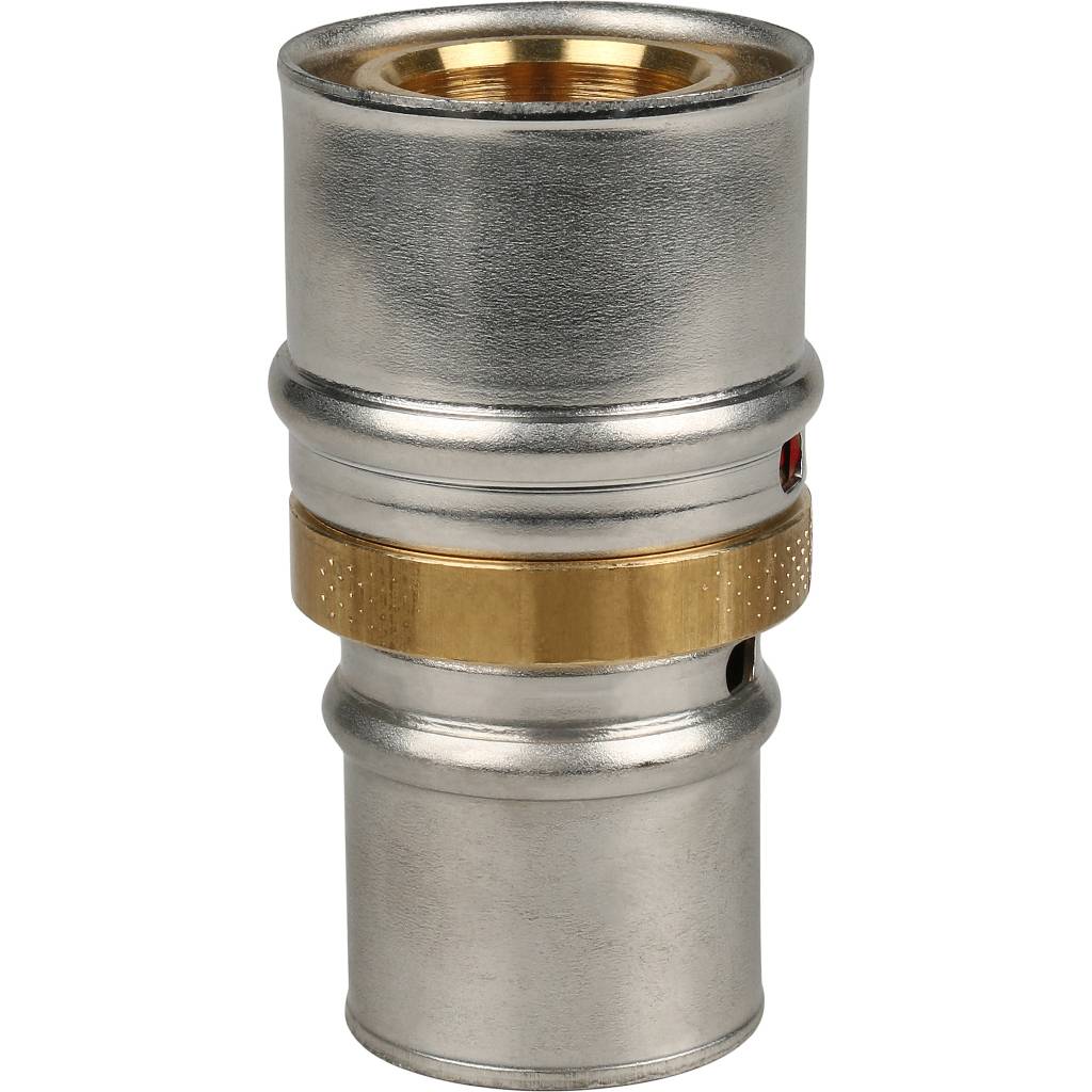 Муфта STOUT соединительная переходная 32х26 для металлопластиковых труб прессовой, SFP-0004-003226