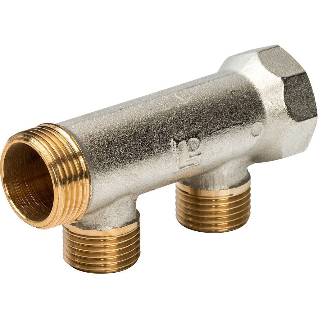 Коллектор 2 выхода LUXOR CP 422 3/4х1/2