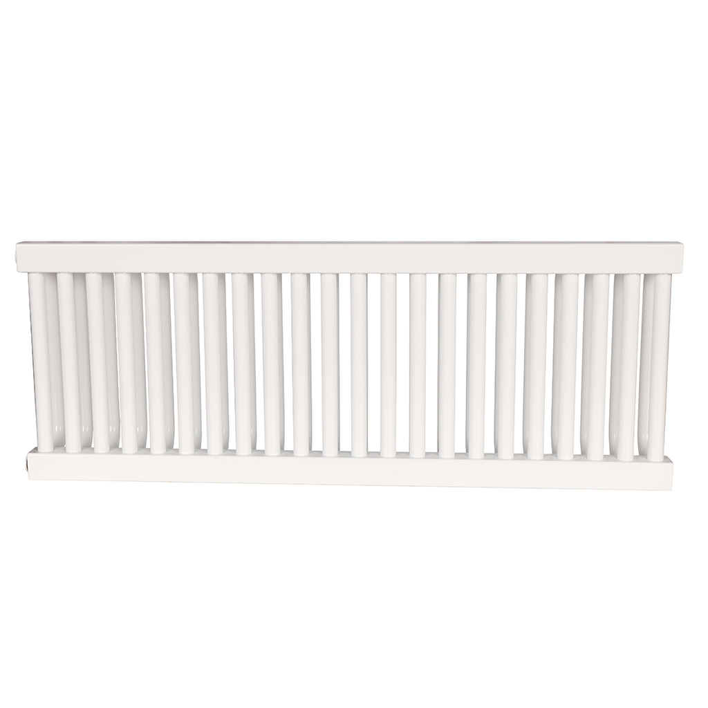 2-х трубчатый стальной радиатор ROMMER RST 2030/22 секции боковое подключение RAL9016, RST-203022-010