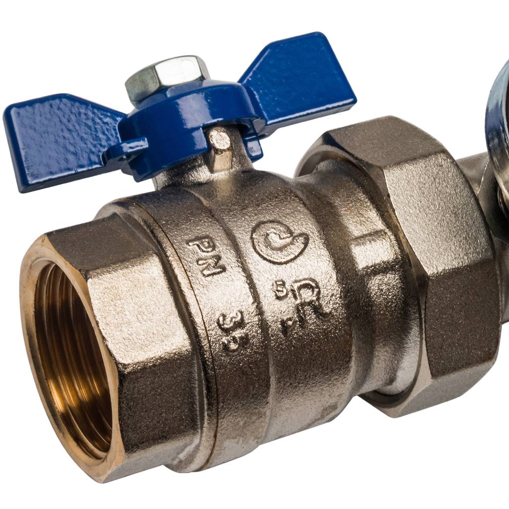 Распределительный коллектор из латуни без расходомеров STOUT 7 выходов, SMB 0468 000007