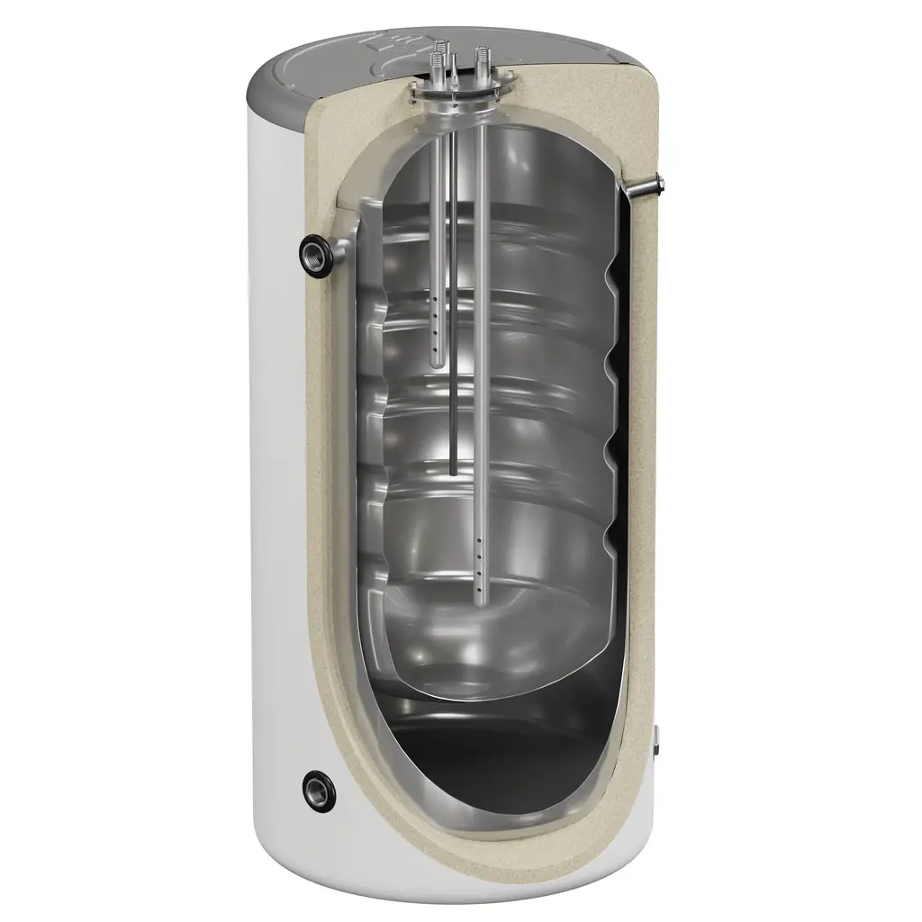 Бойлер косвенного нагрева напольный KRATS Premium 150 л., белый