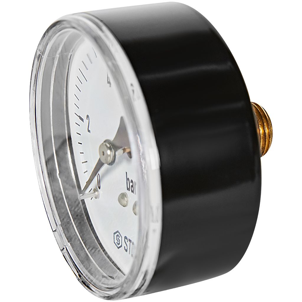 Манометр аксиальный STOUT корпус Dn 63 мм 1/4 , 0...10 бар, кл.2.5