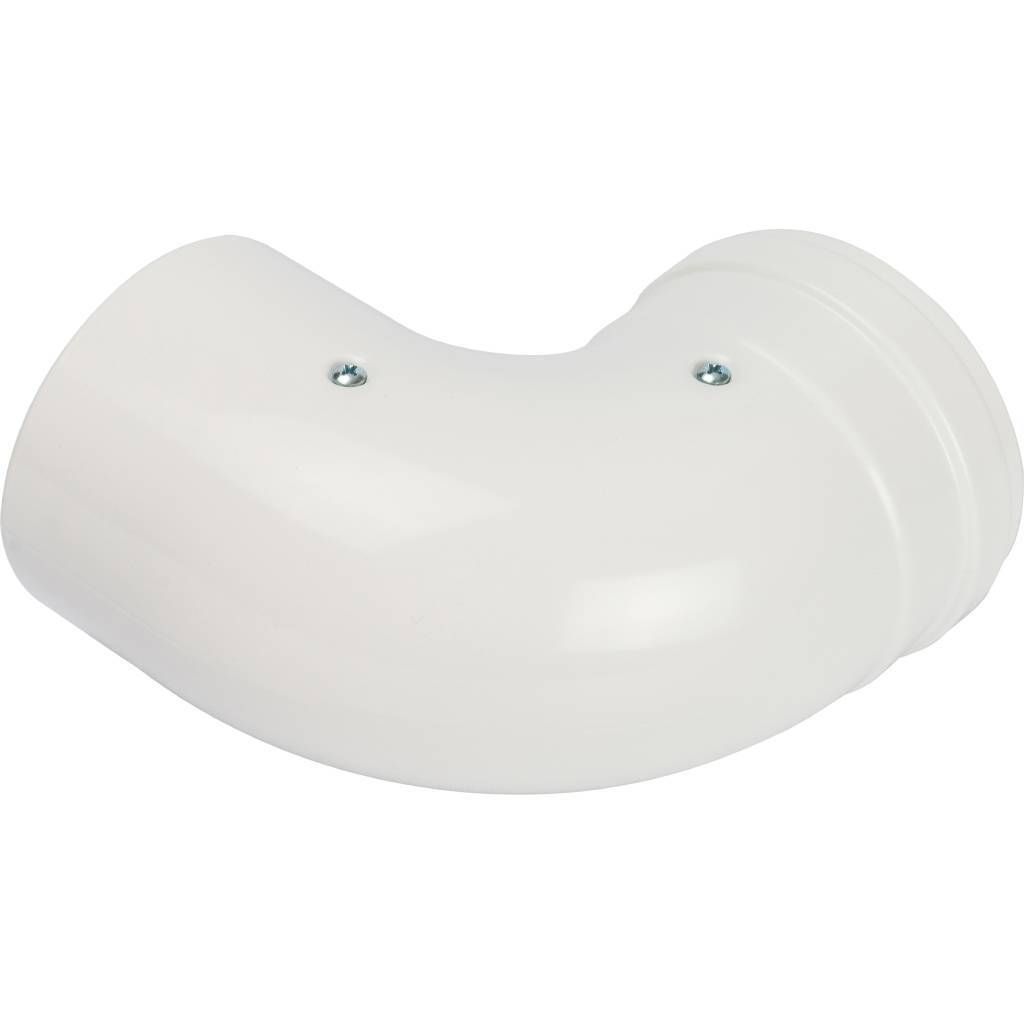 *SCA-8610-210090 STOUT Элемент дымохода конденсац. колено 90°/ адаптер 90° DN60/100 м/п PP-FE (совместим. с Baxi,Viessmann), SCA-8610-210090