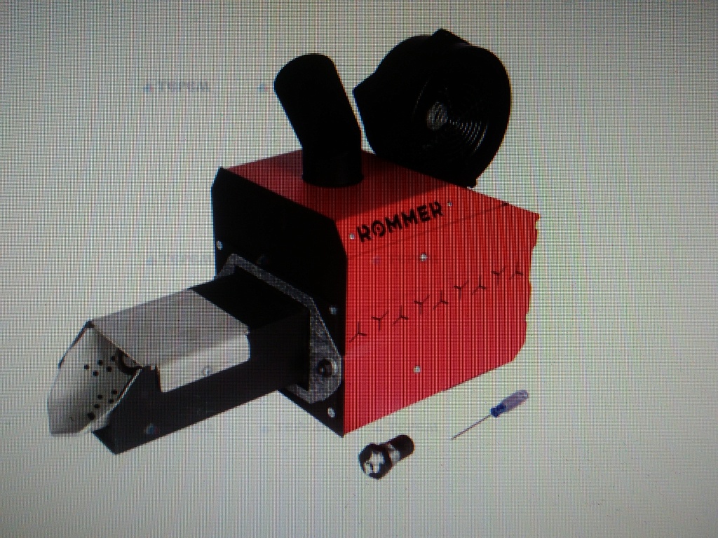 Уцененный товар (некомплект): *RSB-1110-045989 (47909) ROMMER Горелка пеллетная приставная   Rommer  - 25