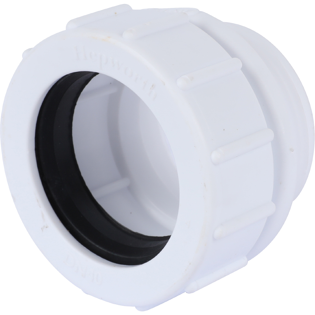 Концевой адаптер прямой Wavin ПП HepvO 40 мм