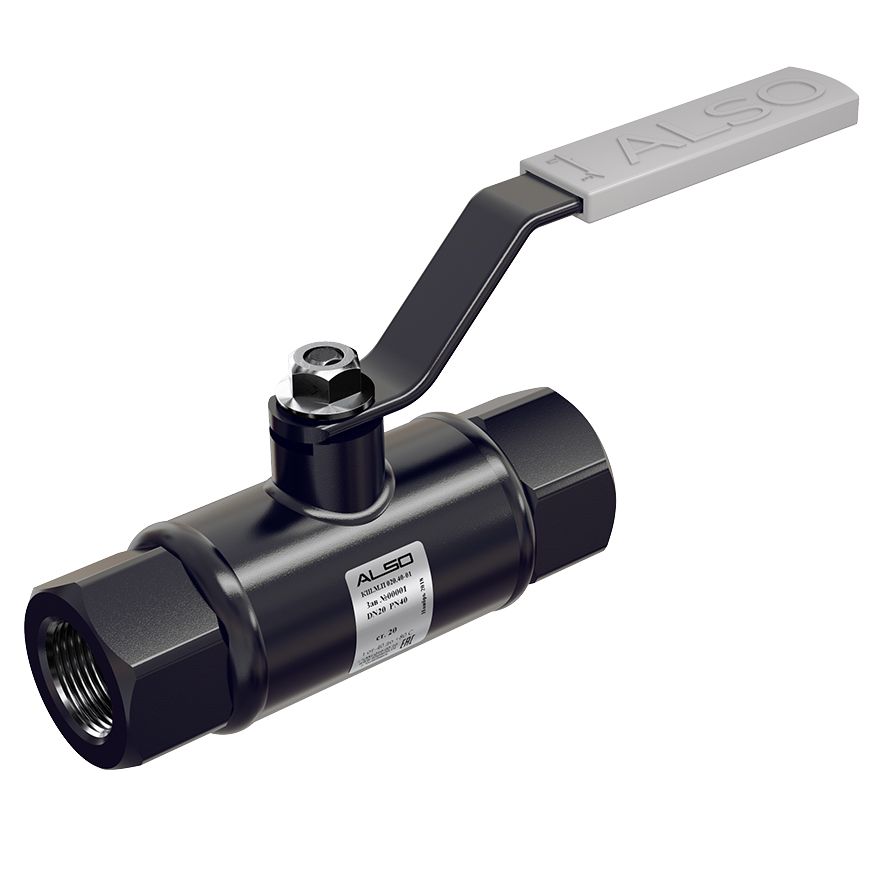 Кран шаровой ALSO КШМП Ду20 Ру 4,0 МПа из Ст.20 полнопроходной, КШ.М.П.020.40-01
