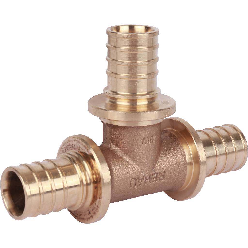 Тройник равнопроходный РЕХАУ RAUTITAN PLATINUM 25-25-25 RX для труб из сшитого полиэтилена аксиальный, 13777271001